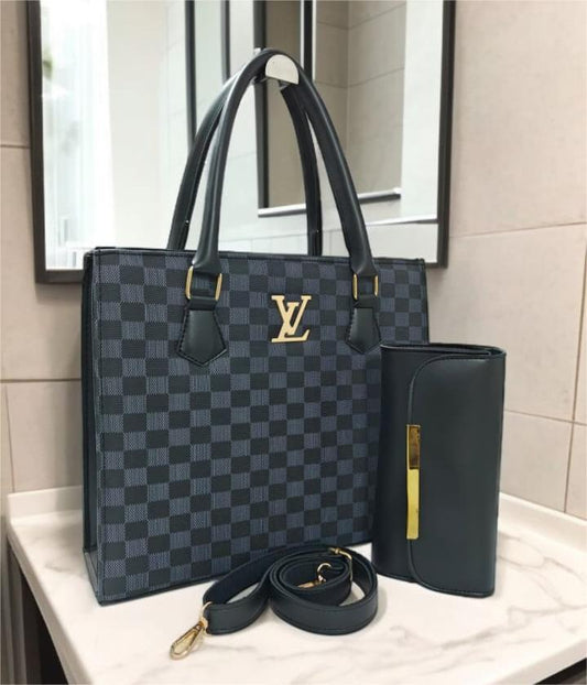 Checkered Charm Luxe - Black